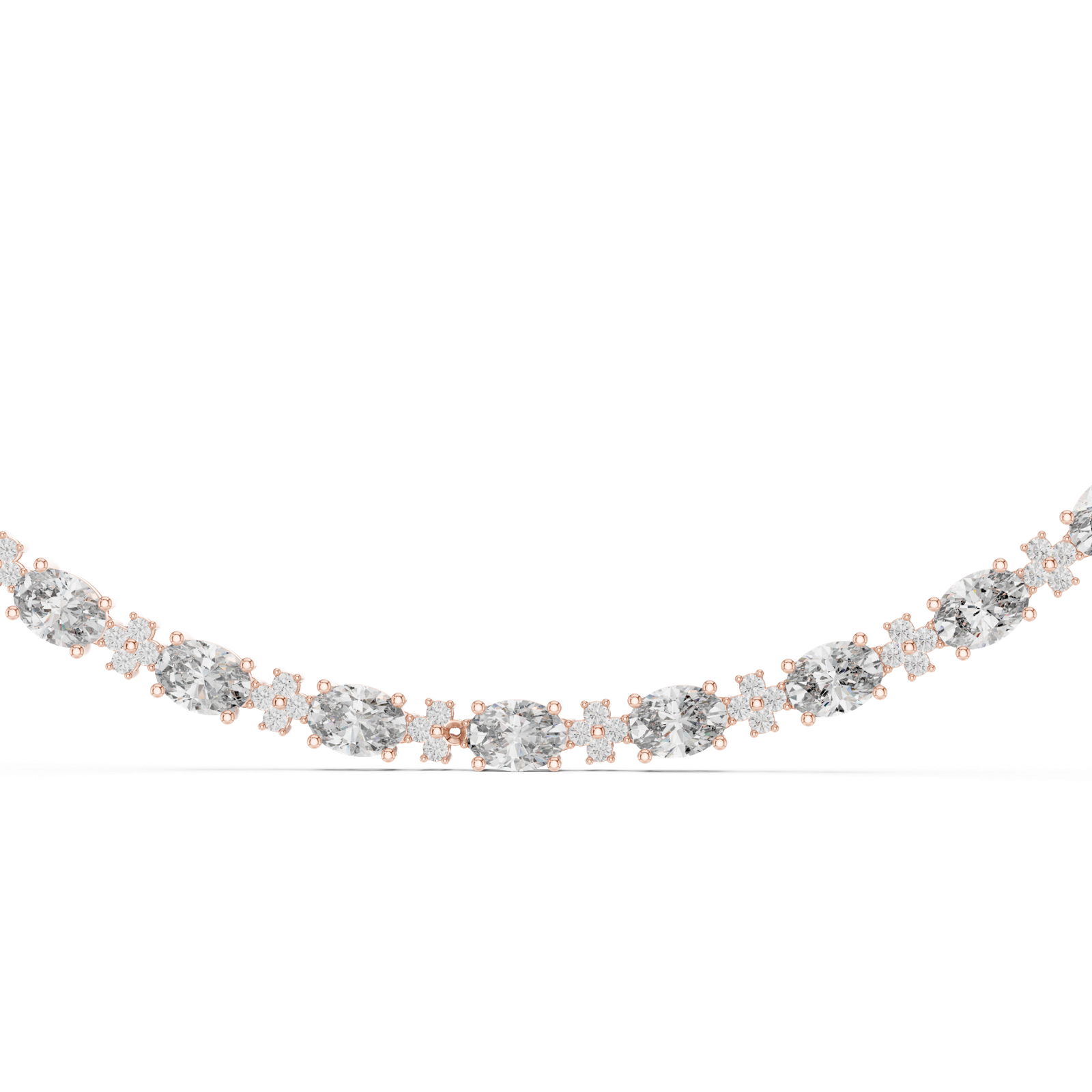 Gold Necklace GNK-0003, Rose Gold