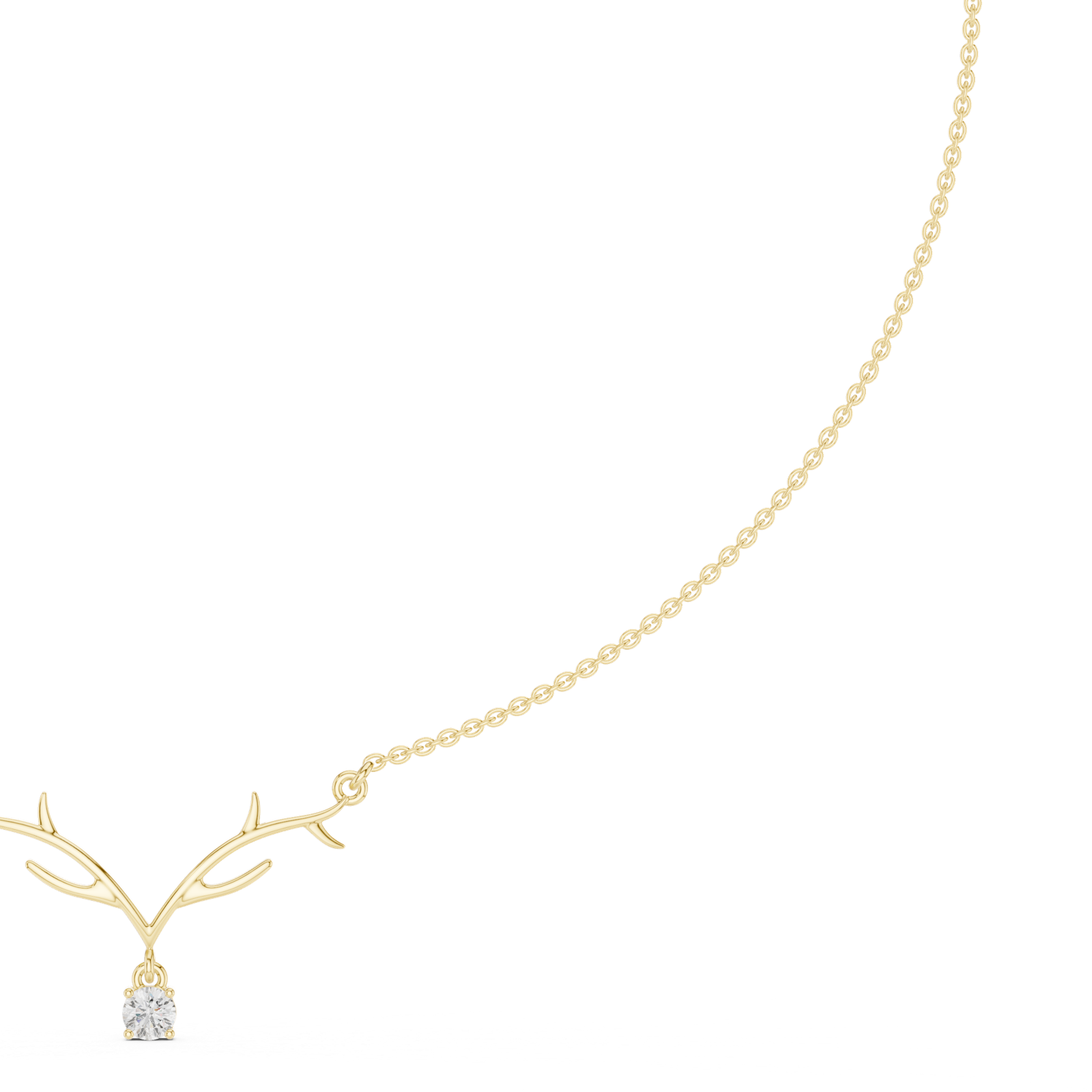 Gold Necklace SBWN (33), Yellow Gold, view 3
