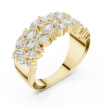 Gold Ring DDLR-394, Yellow Gold, view 2