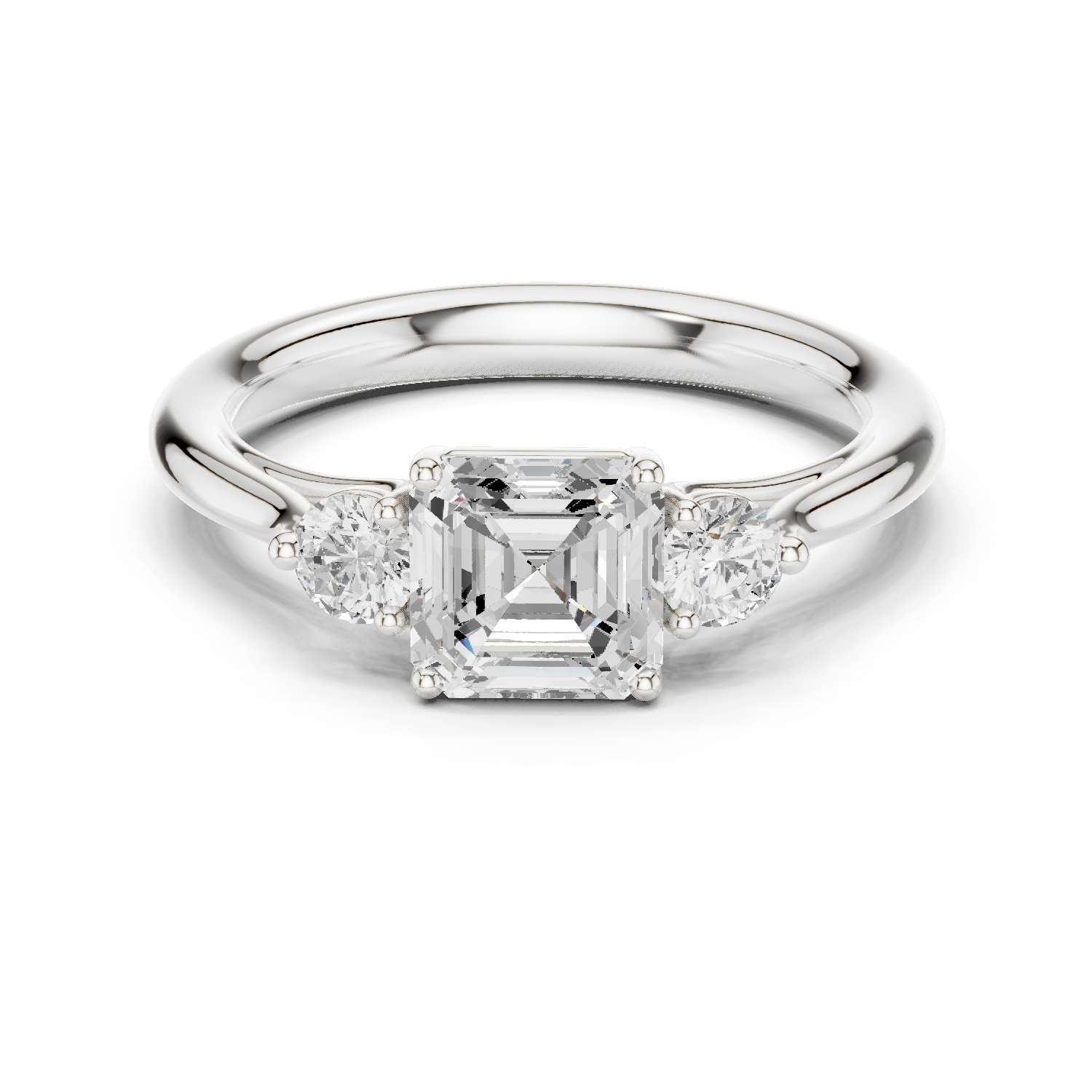Gold Ring DDLR-724, White Gold