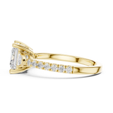 Gold Ring DDLR-861, Yellow Gold, view 3