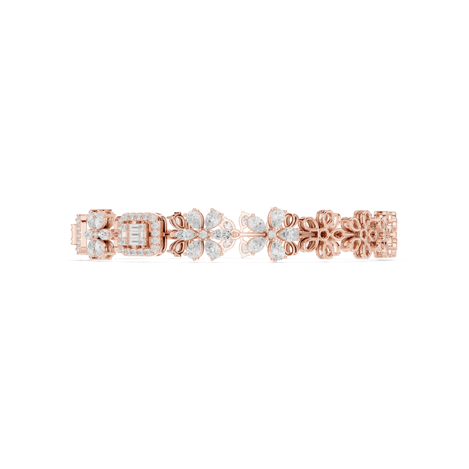 Gold Bracelet SBWB (43), Rose Gold, view 3