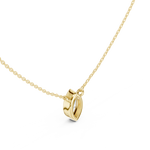 Gold Jewelry DDPS-001, Marquise center stone, Yellow Gold, view 2