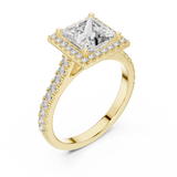 Gold Ring DDLR-154, Yellow Gold, view 2