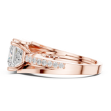 Gold Ring DDLR-395, Rose Gold, view 3