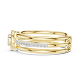 Gold Ring 12-10060@L, Yellow Gold, view 3