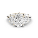 Gold Ring DDLR-903, White Gold