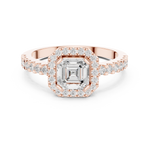 Gold Ring DDLR-765, Rose Gold, view 4