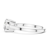 Gold Ring DDLR-066, White Gold, view 3