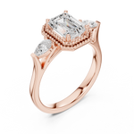 Gold Ring DDLR-274, Rose Gold, view 2