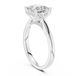Gold Ring DDLR-988, White Gold, view 1