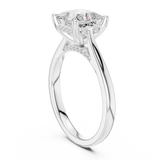 Gold Ring DDLR-988, White Gold, view 1