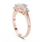 Gold Ring DDLR-1099, Rose Gold, view 1