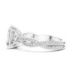 Gold Ring DDLR-281, White Gold, view 3