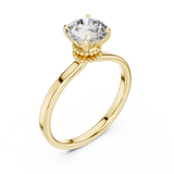Gold Ring LR-0015, Yellow Gold, view 2