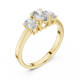 Gold Ring ALR-29, Yellow Gold, view 2