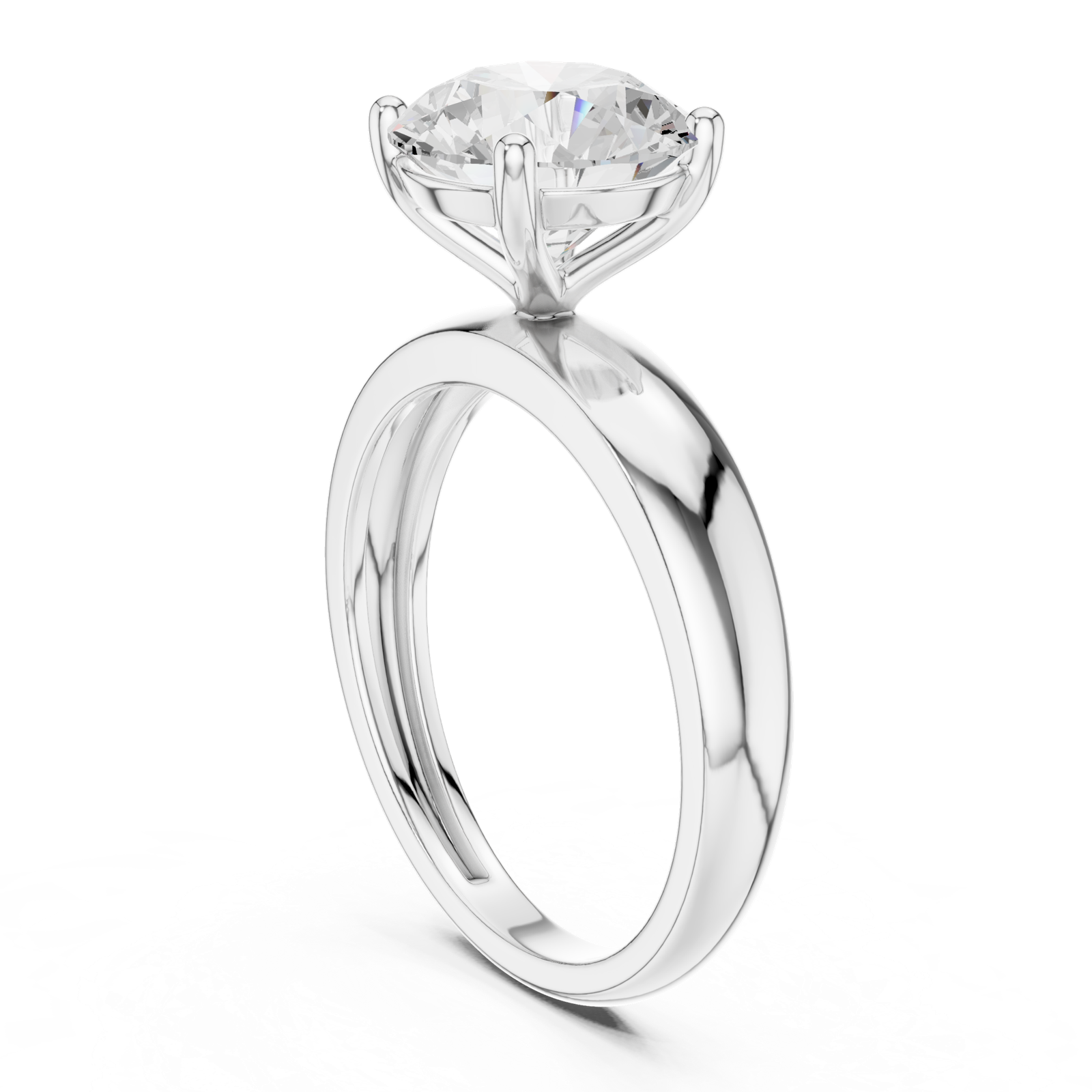 Gold Ring DDLR-710, White Gold, view 1