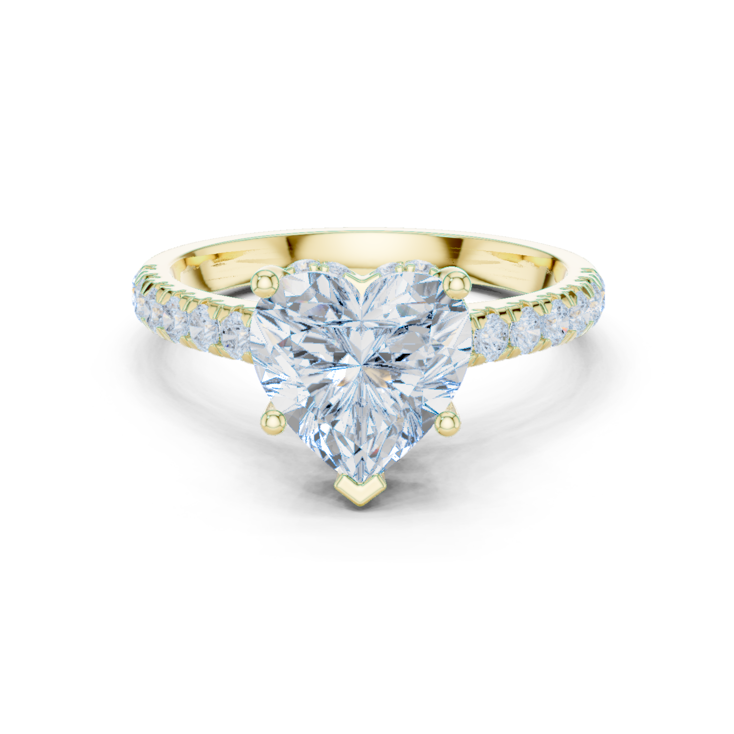 Gold Ring DDLR-258, Yellow Gold