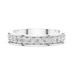 Gold Ring DDLR-1118, White Gold, view 3