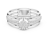 Gold Ring 12-10060@L, White Gold