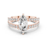 Gold Ring DDLR-1102, Rose Gold