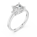 Gold Ring DDLR-867, White Gold, view 2