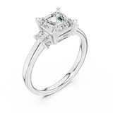 Gold Ring DDLR-867, White Gold, view 2