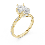 Gold Ring DDLR-966, Yellow Gold, view 2