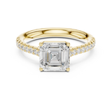 Gold Ring DDLR-730, Yellow Gold, view 4