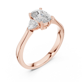Gold Ring 00001L (22), Rose Gold, view 2