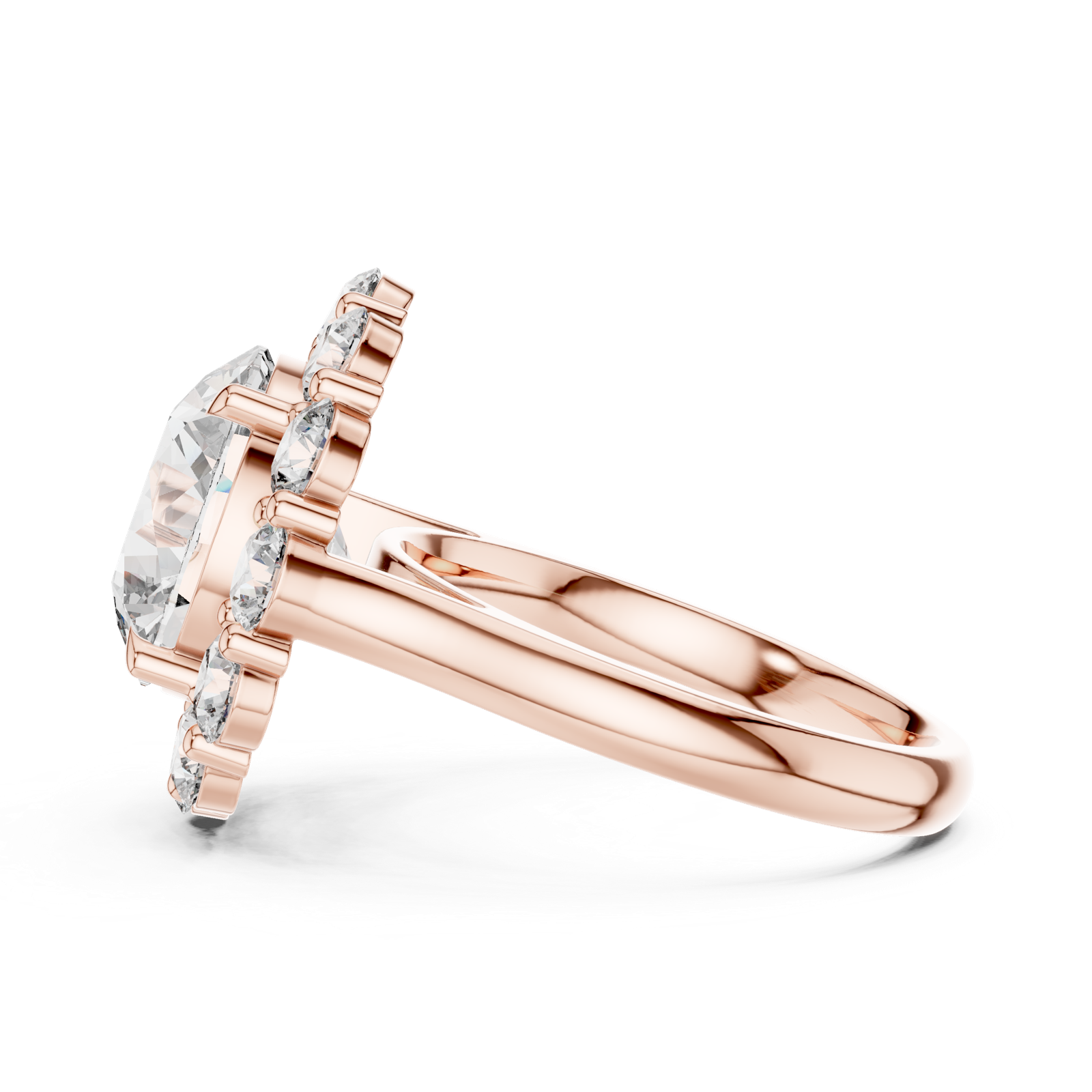 Gold Pendant 9-10025L_09, Rose Gold, view 3