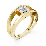 Gold Ring SBMR(42), Yellow Gold, view 2