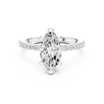 Gold Ring DDLR-887, White Gold, view 4