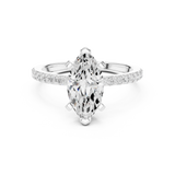 Gold Ring DDLR-887, White Gold, view 4