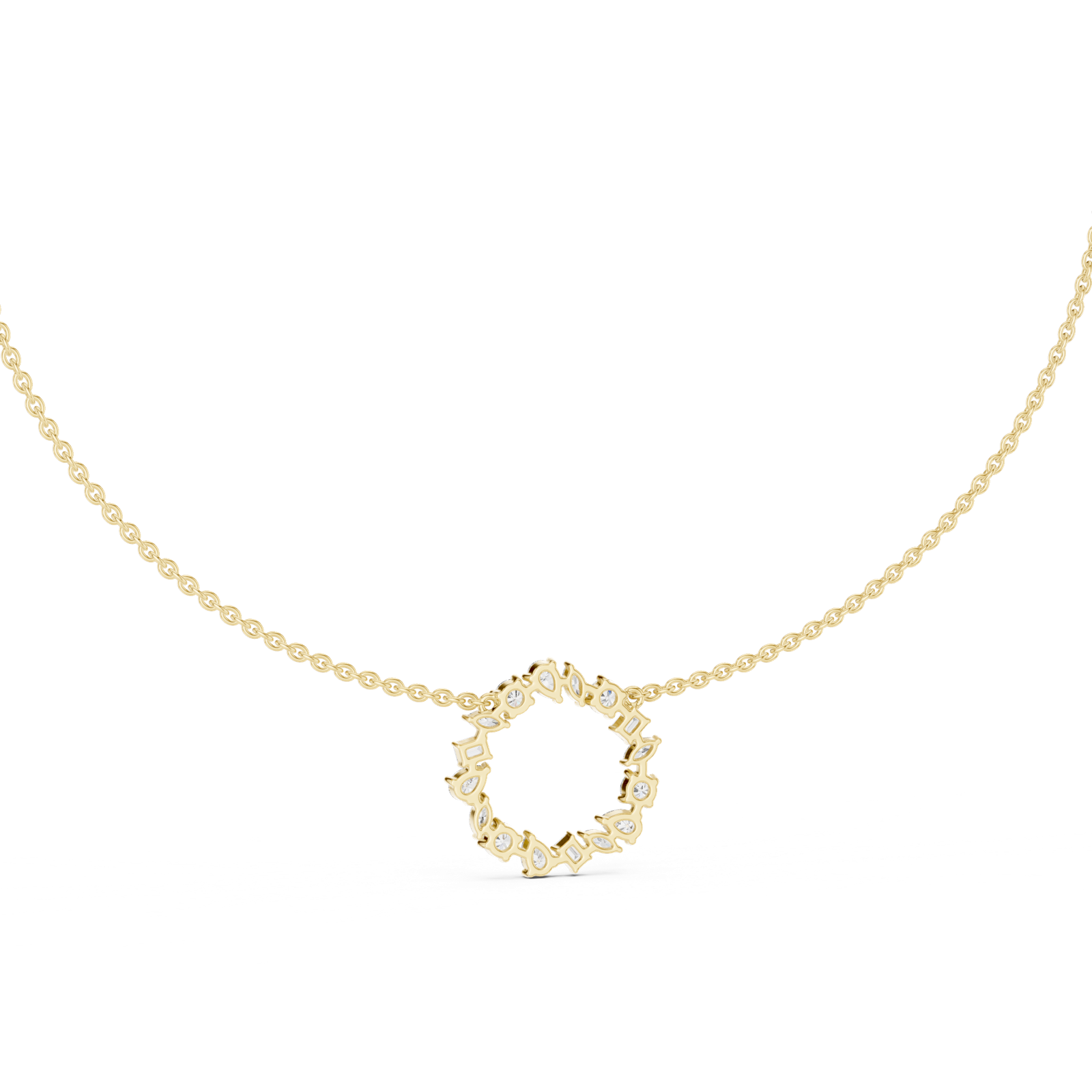 Gold Pendant GNK-0011, Yellow Gold, view 4