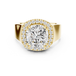Gold Ring DDLR-362, Yellow Gold, view 4