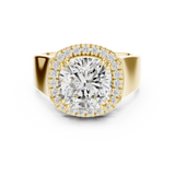 Gold Ring DDLR-362, Yellow Gold, view 4