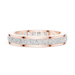 Gold Ring DDLR-438, Rose Gold, view 3