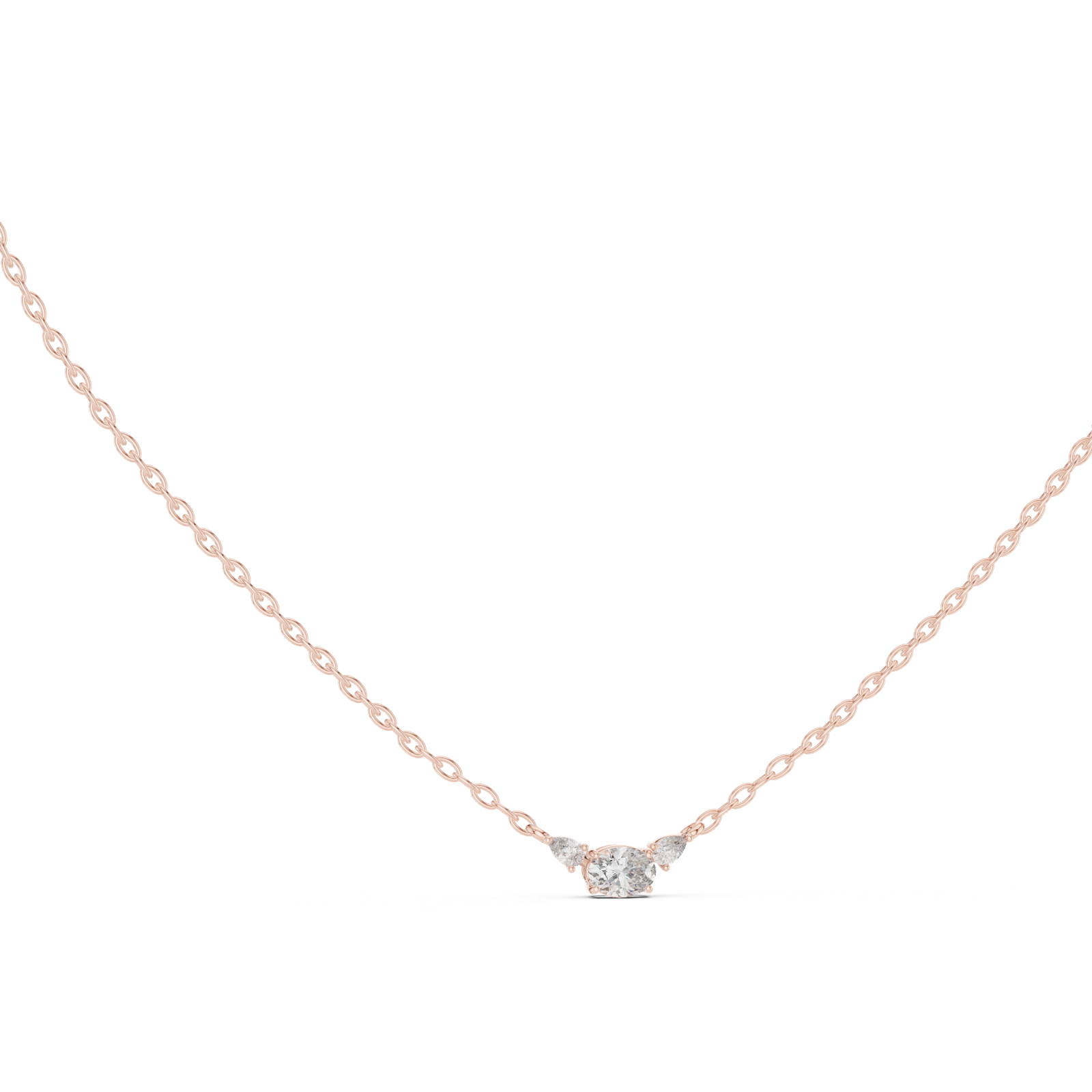 Gold Pendant GPD-0031, Rose Gold, view 1