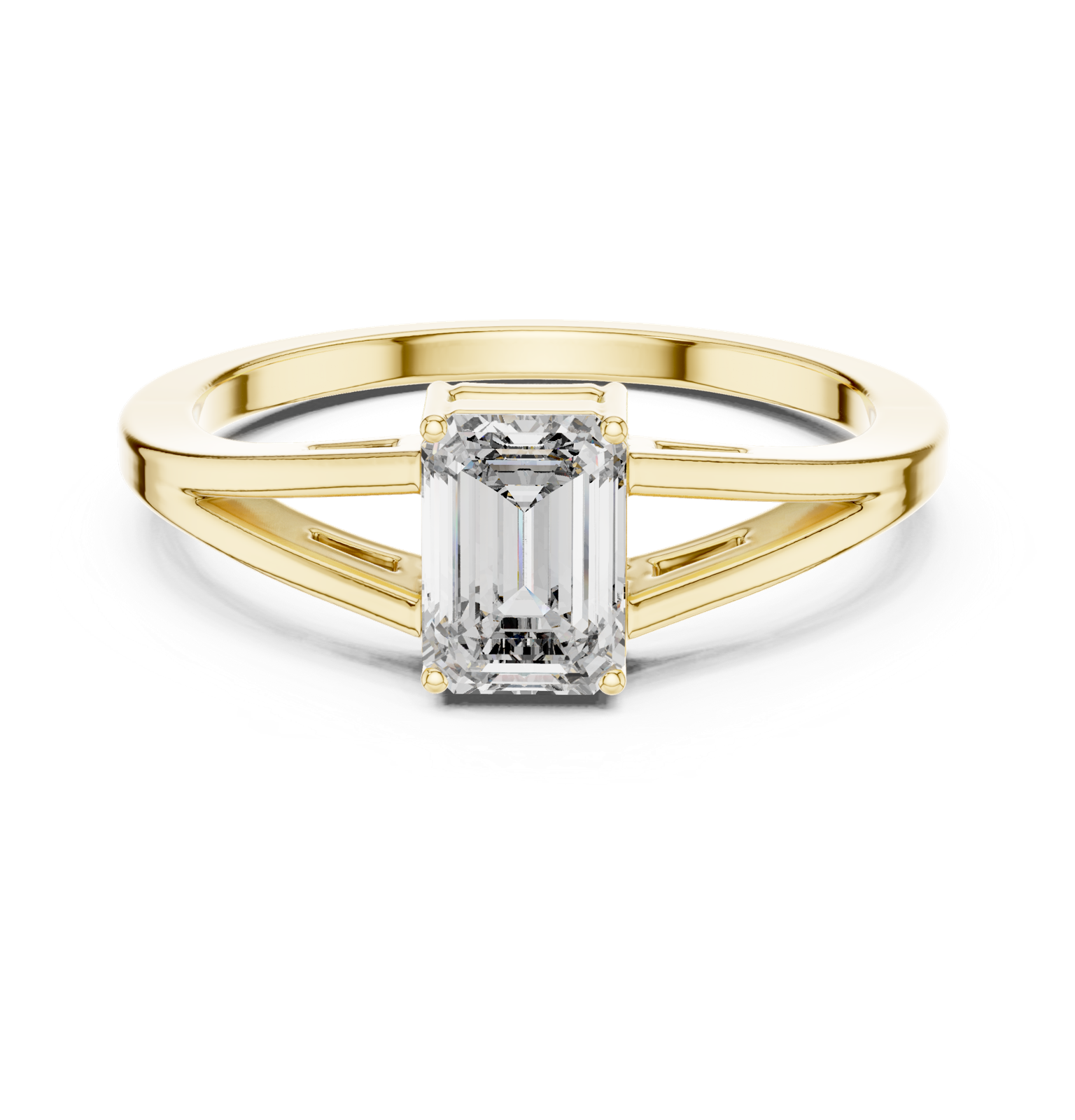 Gold Ring AVBLR-128, Yellow Gold, view 4
