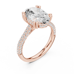 Gold Ring DDLR-956, Rose Gold, view 2