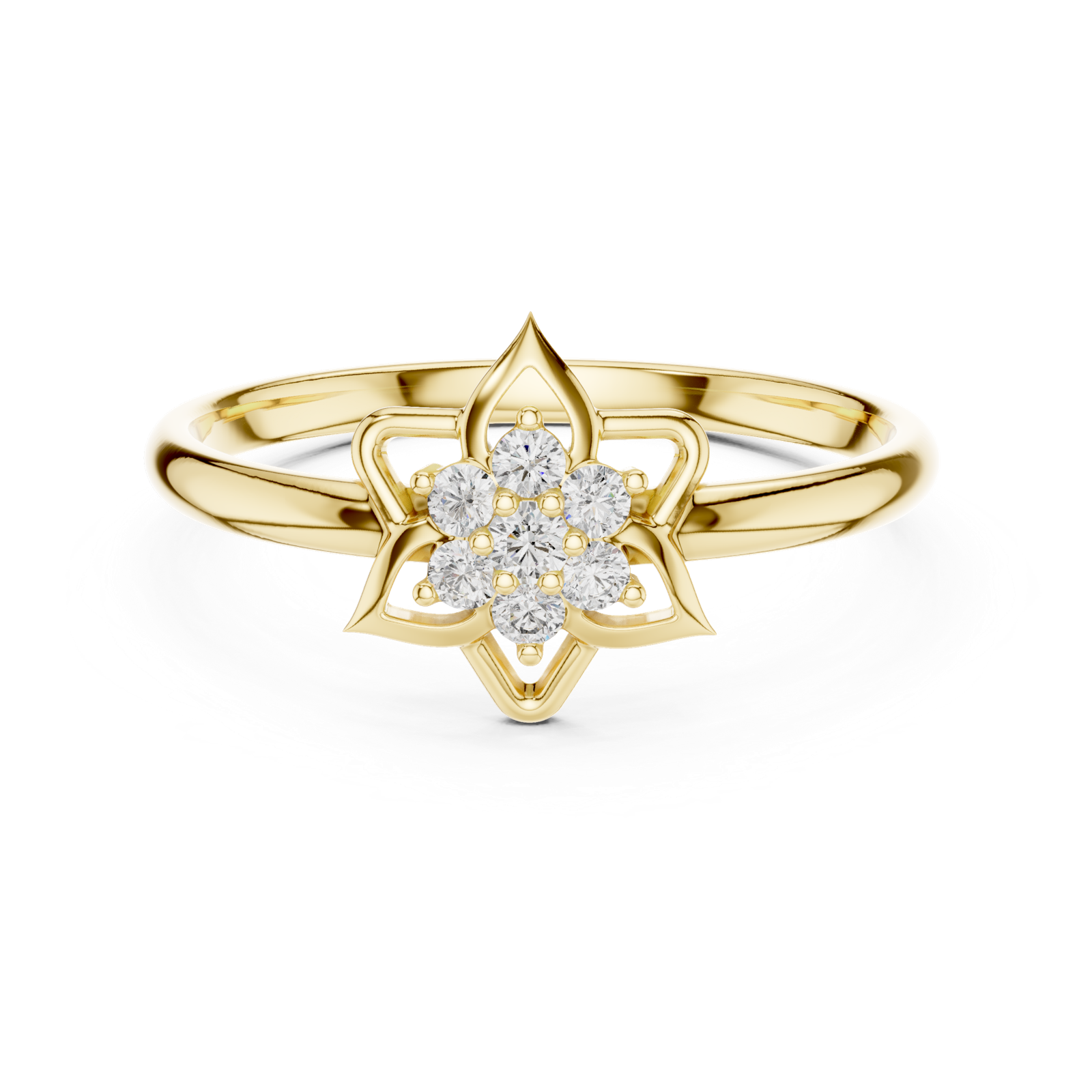 Gold Ring 1 (280), Yellow Gold, view 4