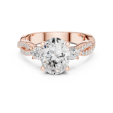 Gold Ring DDLR-1036, Rose Gold