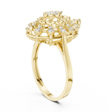 Gold Ring DDLR-822, Yellow Gold, view 1