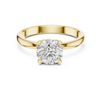 Gold Ring LR-0010, Yellow Gold, view 4