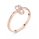 Gold Ring 1 (182), Rose Gold, view 2