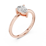 Gold Ring DDLR-500, Rose Gold, view 2