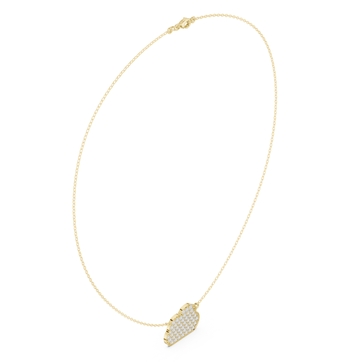 Gold Necklace SBWN (23), Yellow Gold, view 1