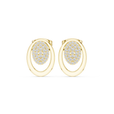 Gold Earrings AGDPD, Yellow Gold, view 4