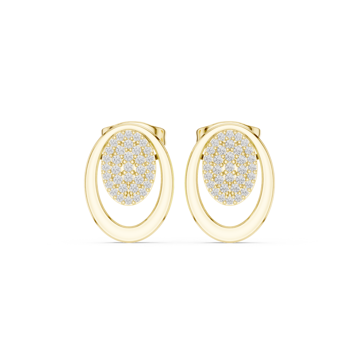 Gold Earrings AGDPD, Yellow Gold